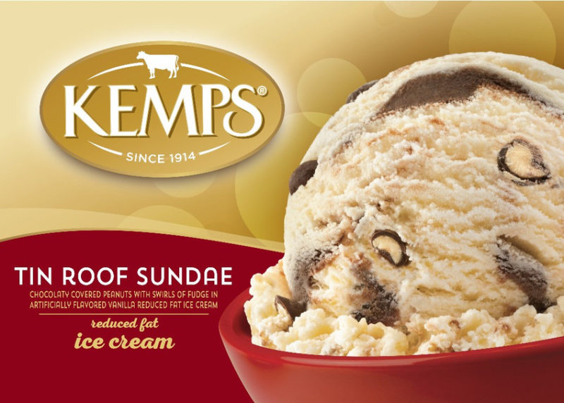 (56 oz.) Tin Roof Sundae Reduced Fat Ice Cream
