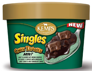 Singles Cow Tracks Caramel Ice Cream (6 oz.)