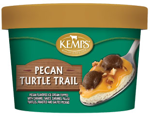 Singles Pecan Turtle Trail Ice Cream (6 oz.)