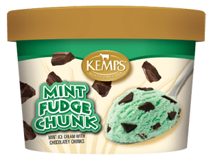 Singles Mint Chocolate Chunk Ice Cream (6 oz.)