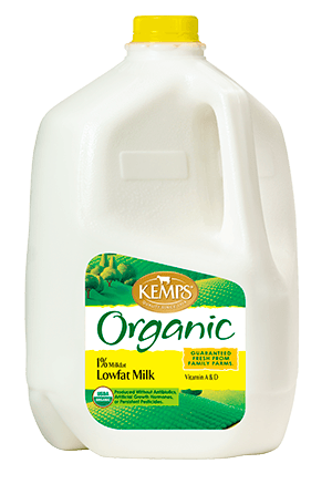 Organic 1% Low Fat Milk (Plastic Gallon)