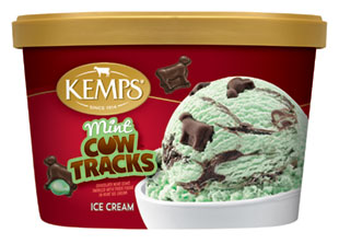 (1.5 qt.) Cow Tracks Mint Ice Cream