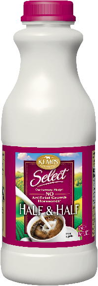 Select Half and Half (plastic pint)