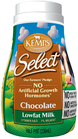 Chocolate 1% Low Fat Select Milk (Plastic Half Pint)
