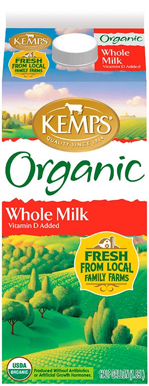 Organic Whole Milk (Paper Half Gallon)