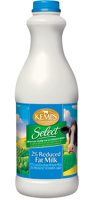 2% Reduced Fat Select Milk (Plastic Quart)