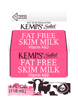 Fat Free Skim Select Milk (Paper 4 oz.)