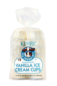 Vanilla Ice Cream Cups (12 pack)