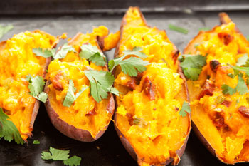 Twice Baked Sweet Potatoes
